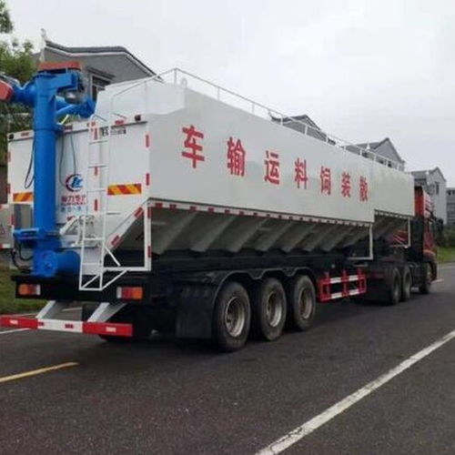 散装饲料车的选择 15吨半挂散装饲料车的优势解析